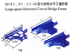 dj-tI、pI、cI-03型大跨距水平三通橋架